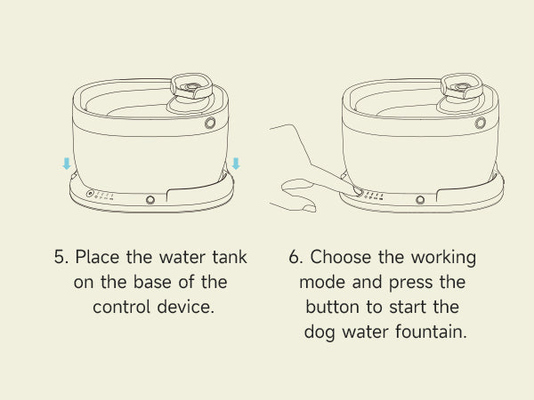 BIB1 - Wireless Automatic Dog Water Fountain 7L with sensor